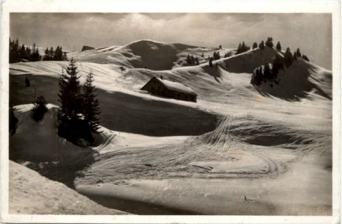 Skigelände am Hochhädrich bei Oberstaufen