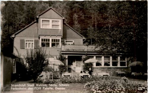 Wehlen - Ferienheim der PGH Palette Dessau