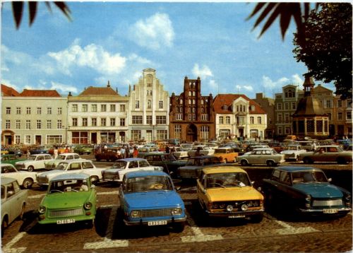 Wismar - Markt - Trabi