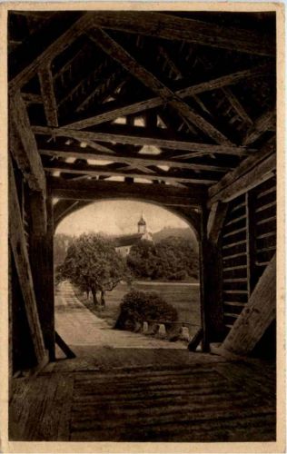 Beuron - Holzbrücke