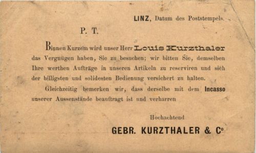 Linz - Gebr. Kurzhaler