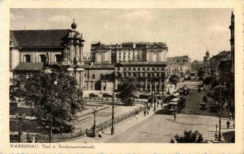 Warschau - Teil der Krakauervorstadt