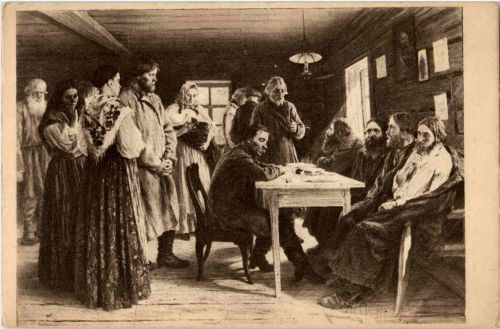 Künstlerkarte W. Makowsky