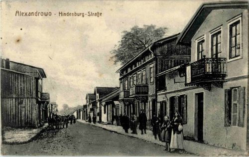 Alexandrowo - Hindenburg Strasse - Feldpost