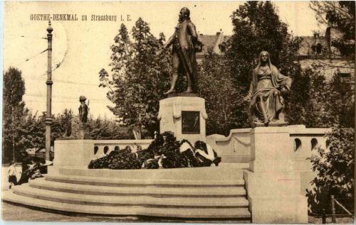 Strassburg - Goethe Denkmal