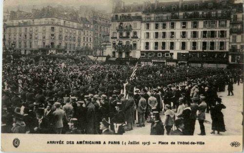 Paris - Arrivee des americains 1917