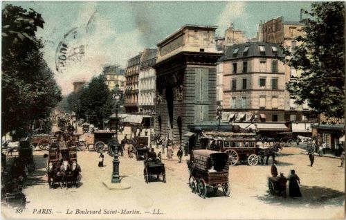 Paris - Le Boulevard Saint Martin