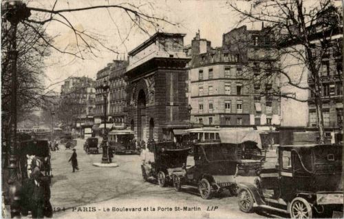 Paris - Le Boulevard Saint Martin