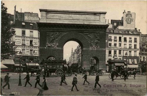 Paris - La Porte Saint Martin