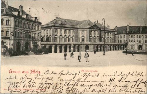 Gruss aus Metz - Theaterplatz