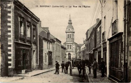 Savenay - La Rue de l Eglise