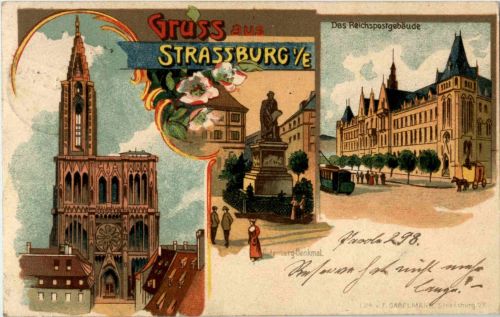 Gruss aus Strassburg - Lithos