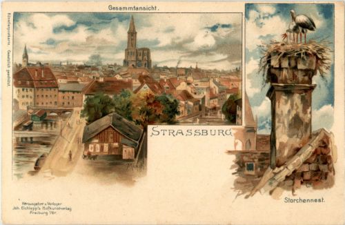 Strassburg - Litho