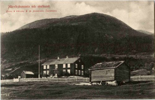 Mörvikshummeln och skolhuset