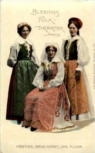 Blekings Folk Dräkter