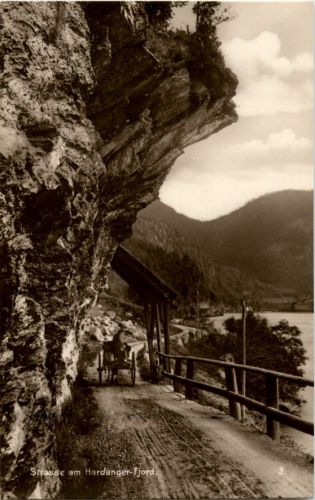 Strasse am Hardanger Fjörd