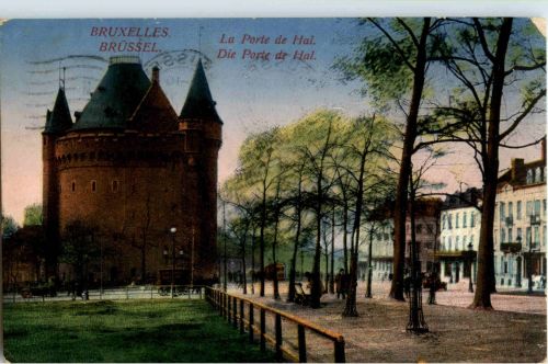 Bruxelles - La Port de Hal - Feldpost