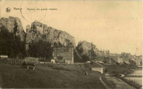 Namur - Rochers des grands malades