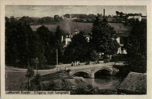 Eupen - eingang zum Langestal