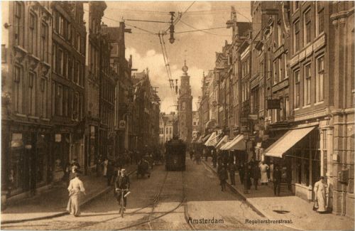 Amsterdam - Reguliersbreestraat - Tram