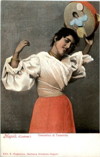 Napoli - Dnzatrice di Tarantella