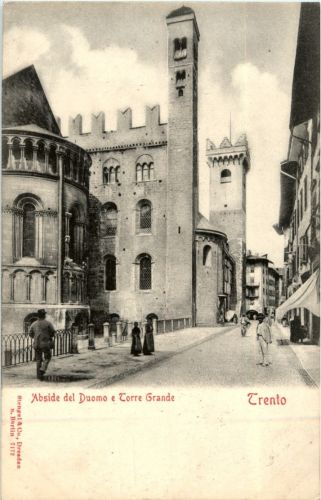 Trento - Abside del Duomo e Torre Grande