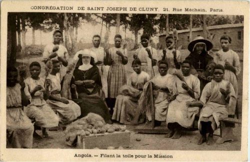 Angola - Filant la toile pour la Mission