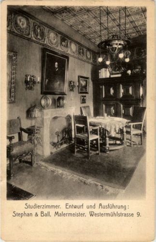 München - Ausstellung bemalter Wohnräume 1910