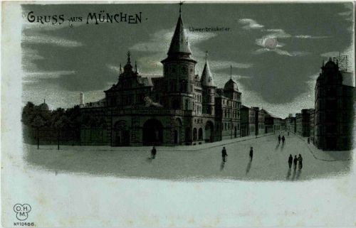 Gruss aus München - Litho