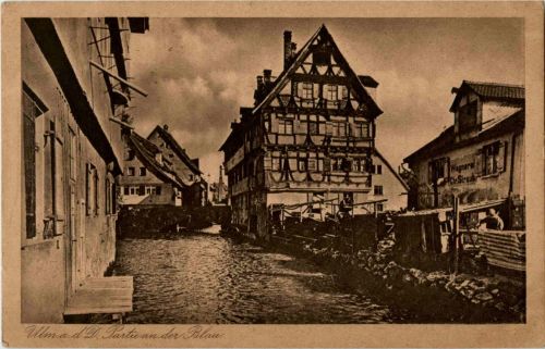 Ulm - Partie an der Blau