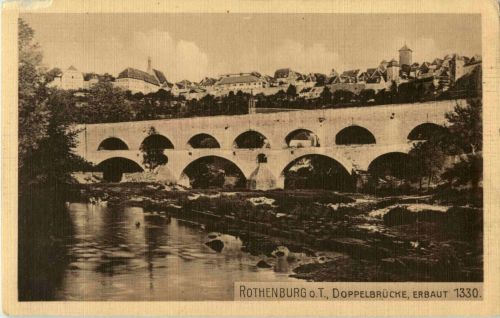 Rothenburg o. T. - Doppelbrücke