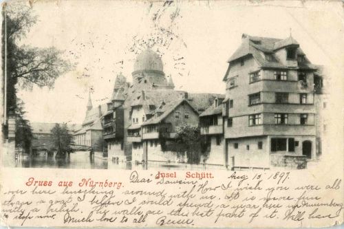 Gruss aus Nürnberg - Insel Schütt