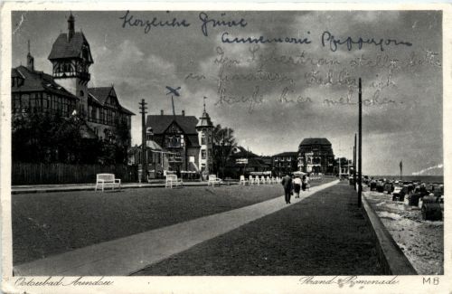 Ostseebad Arendsee, Strand-Promenade
