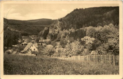 Asbach - Kreis Schmalkalden - Hachelstein mit Kernberge