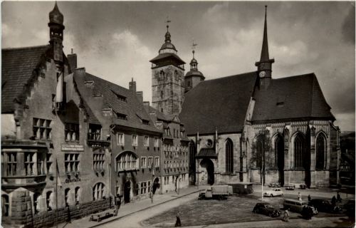 Schmalkalden - Altmarkt mit Rathaus