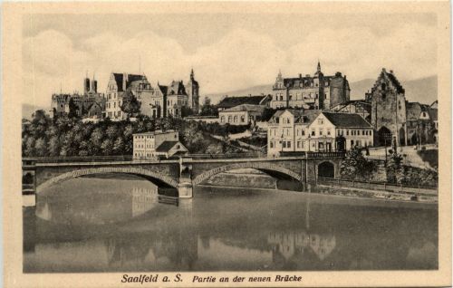 Saalfeld a.S. - Partie an der neuen Brücke
