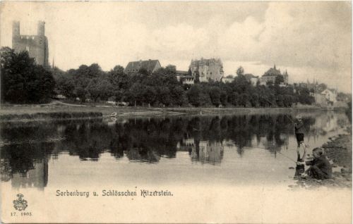 Saalfeld - Sorbenburg u. Schlösschen Kitzerstein