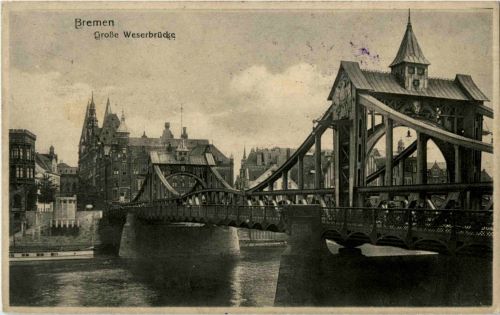 Bremen - Grosse Weserbrücke