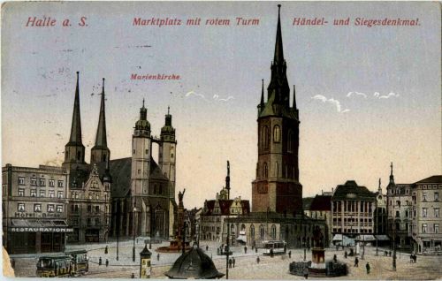 Halle - Marktplatz