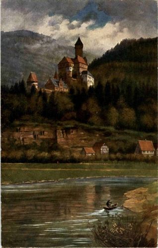 Zwingenberg am Neckar - Künstlerkarte H. Hoffmann