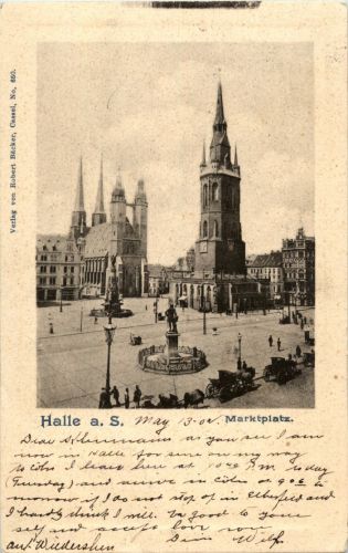 Halle Saale - Marktplatz