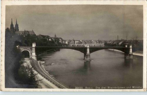 Basel - Die drei Rheinbrücken