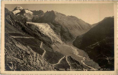 Grimselstrasse - Rhonegletscher