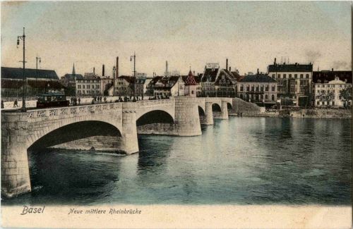 Basel - Neue mittlere Rheinbrücke