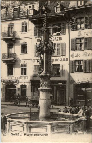 Basel - Fischmarktbrunnen