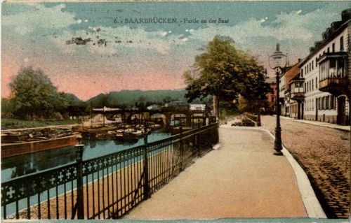Saarbrücken - Partie an der saar