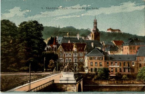 Saarbrücken - Partie bei der alten Brücke