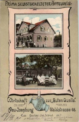 Neu Isenburg - Wirtschaft zur Guten Quelle - Wein