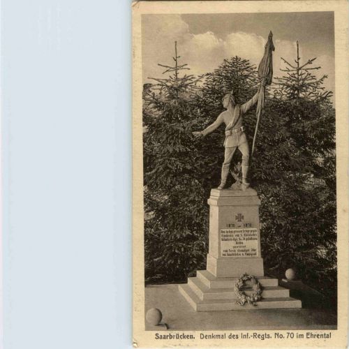 Saarbrücken - Denkmal des Inf. Regts