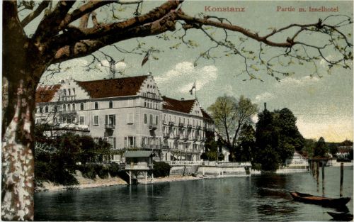 Konstanz - Partie mit Inselhotel